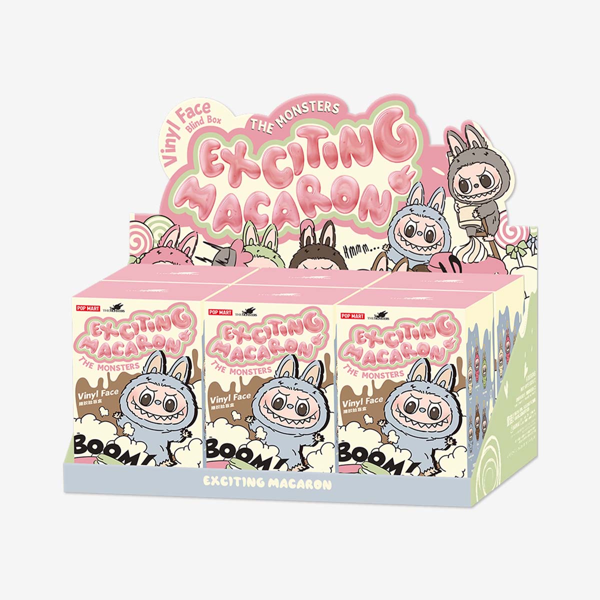 THE MONSTERS V1 - Exciting Macaron Vinyl Face Blind Box