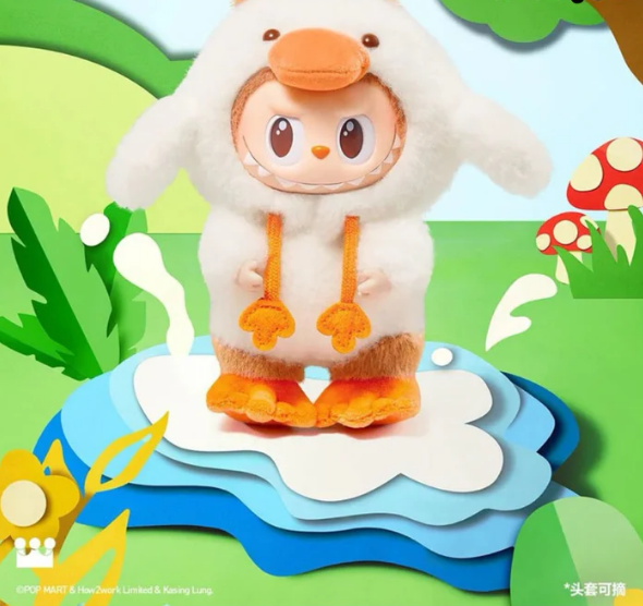 THE MONSTERS Labubu Forest Fairy Tale Series Plush Doll, Hanging Card