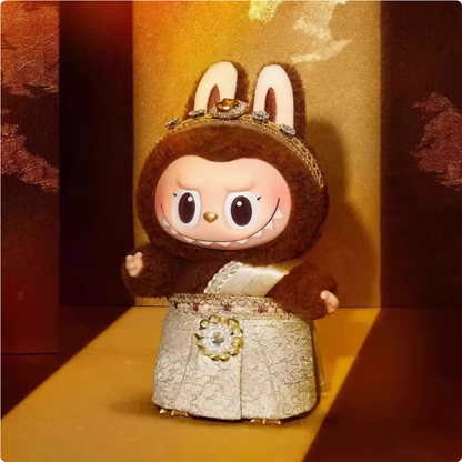 POPMART Labubu Thai Limited Edition Pullabu Rubber Toy Fur Wall Hanging Hand Puppet Set